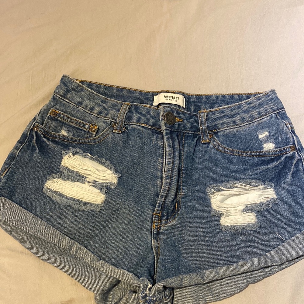 High waisted jeans